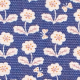 Cotorienne 'Smiley Flowers'- color A(indigo blue)